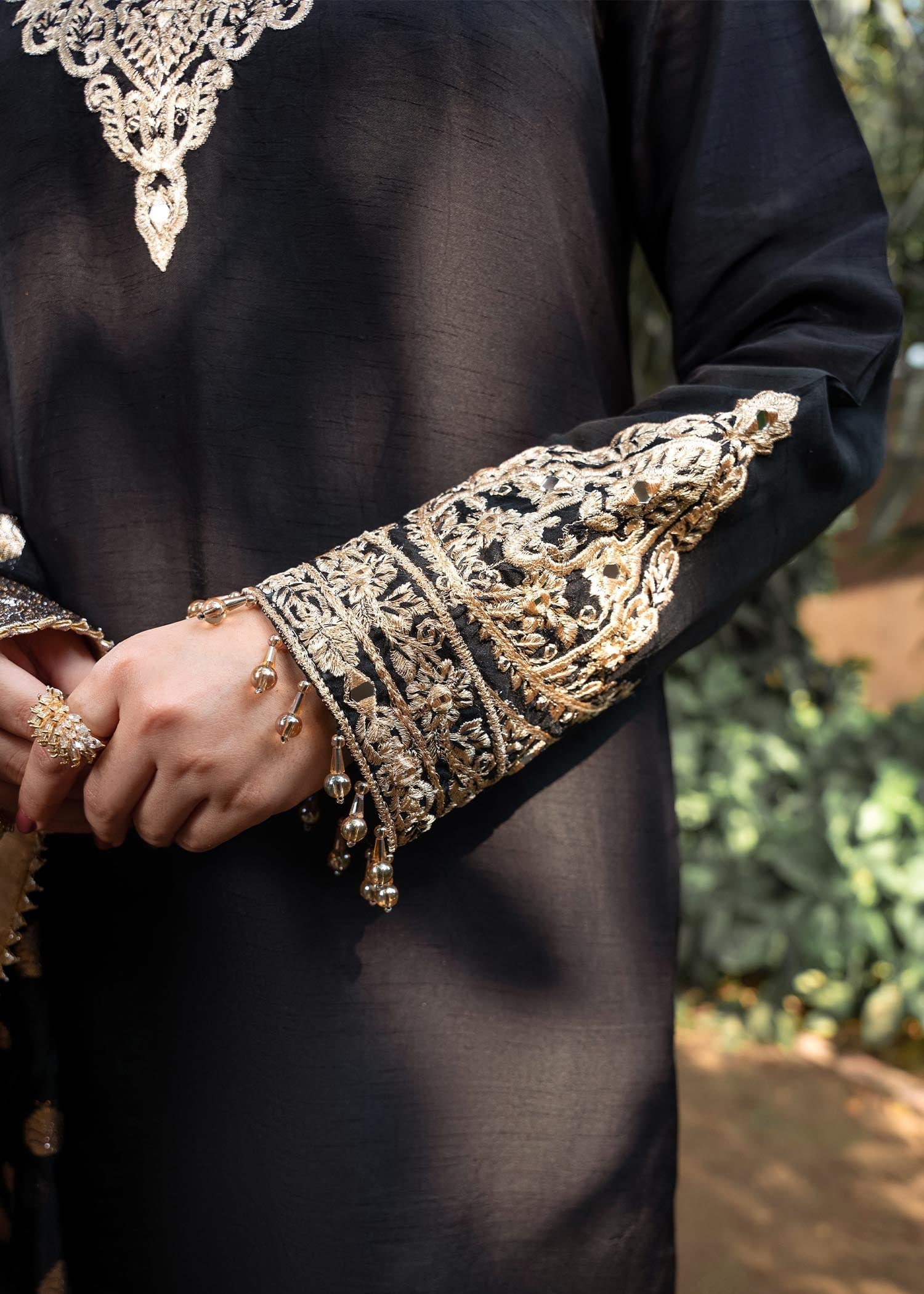 Rang-e-Haya Shireen Black Women 3pcs