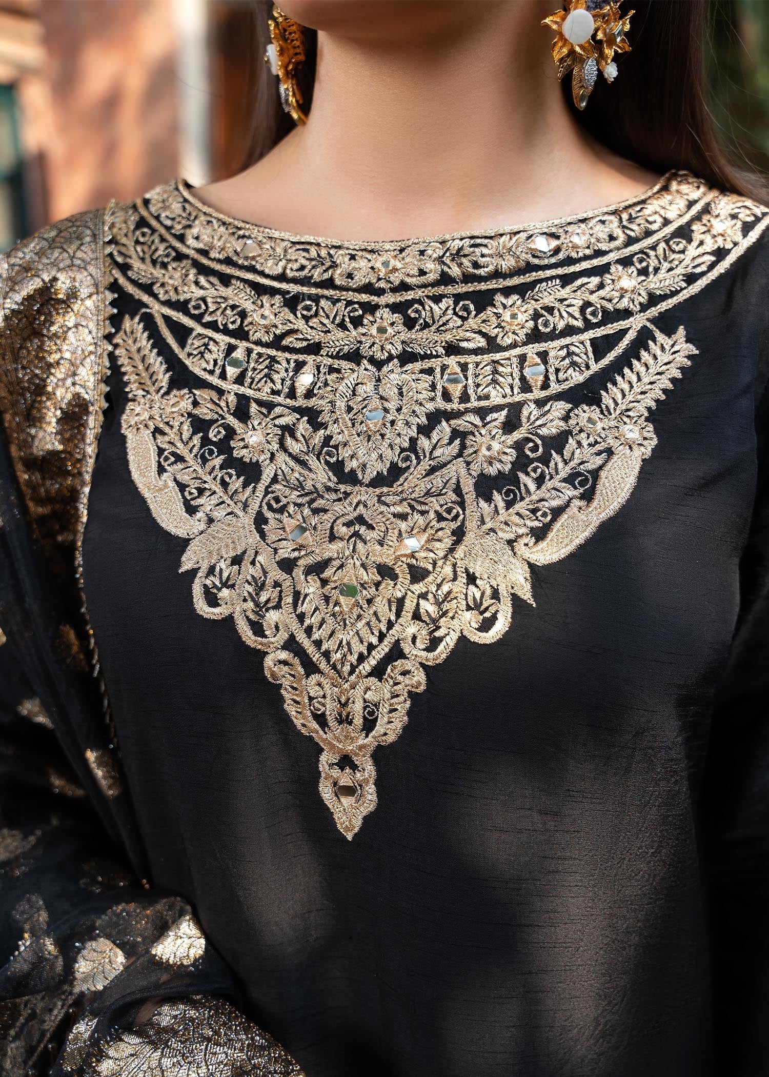 Rang-e-Haya Shireen Black Women 3pcs