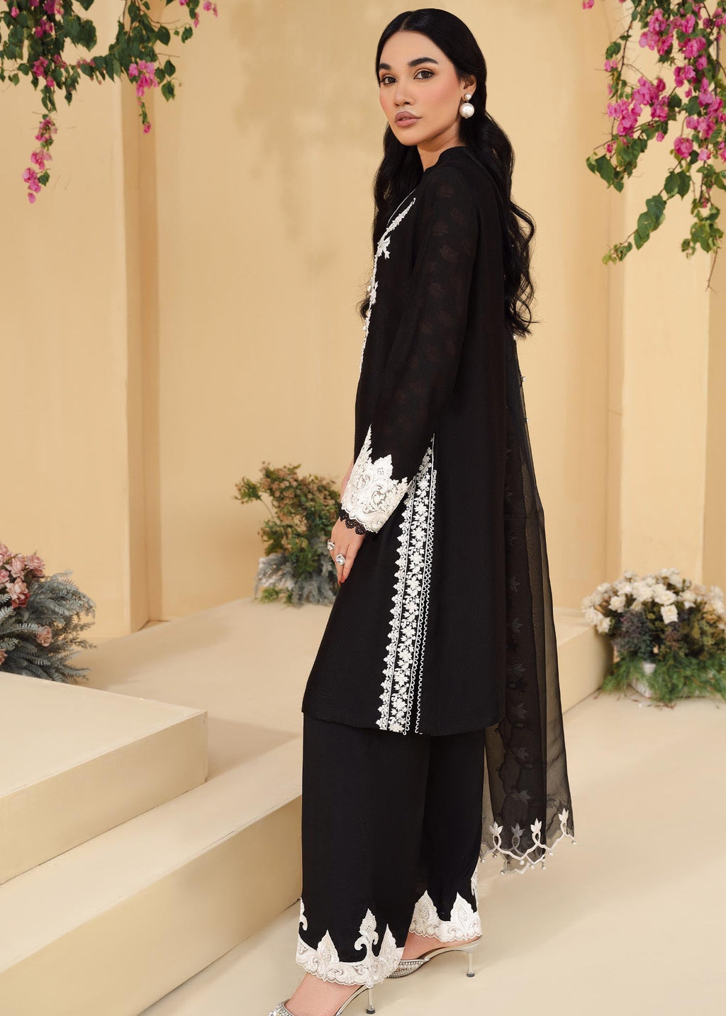 Rang-e-Haya Mansi (Black) Women 3pcs