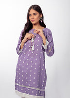 Decuir Shop Stitched Lavender and white Suit DC 003