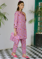 Shades By Abeeha Usman BRIGHT LILAC PRINT Women 2pcs