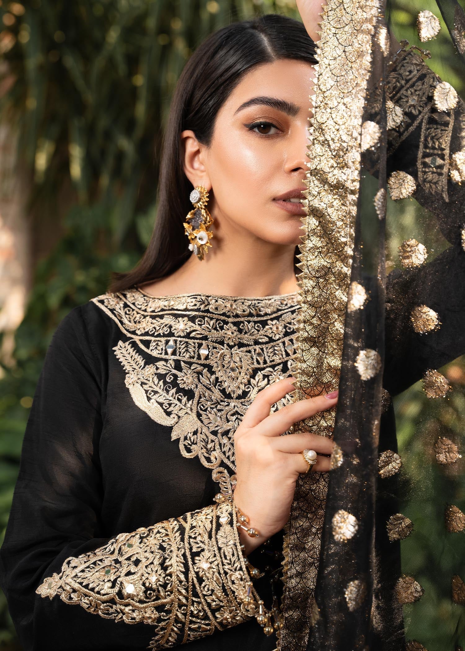 Rang-e-Haya Shireen Black Women 3pcs