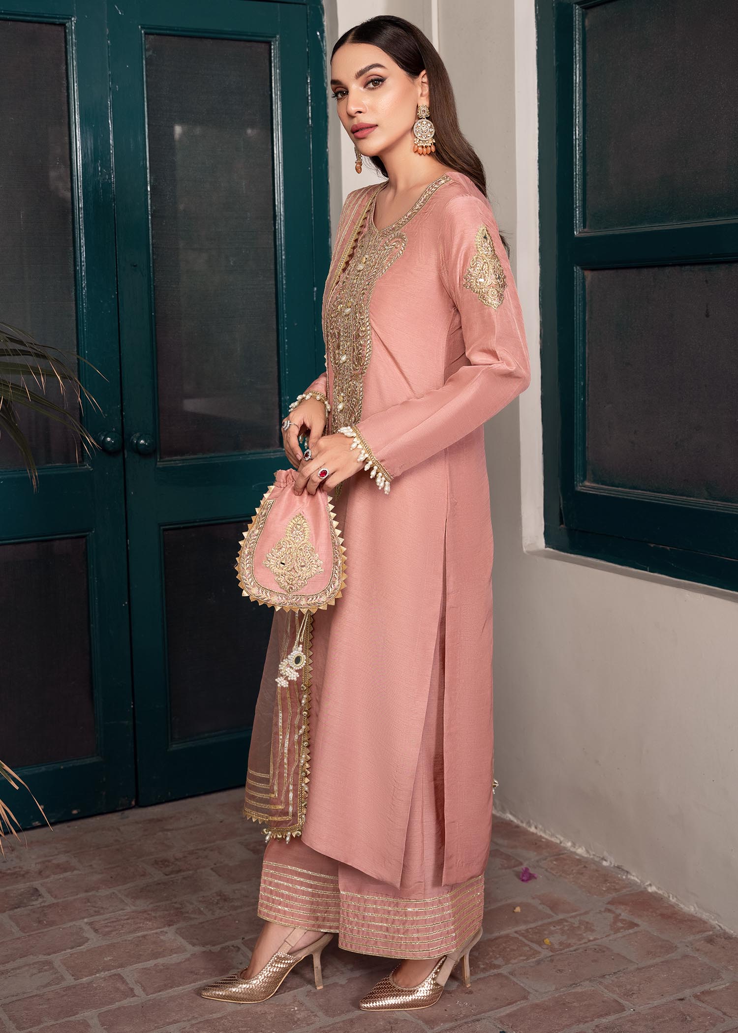 Rang-e-Haya Zareen Peach Women 3pcs