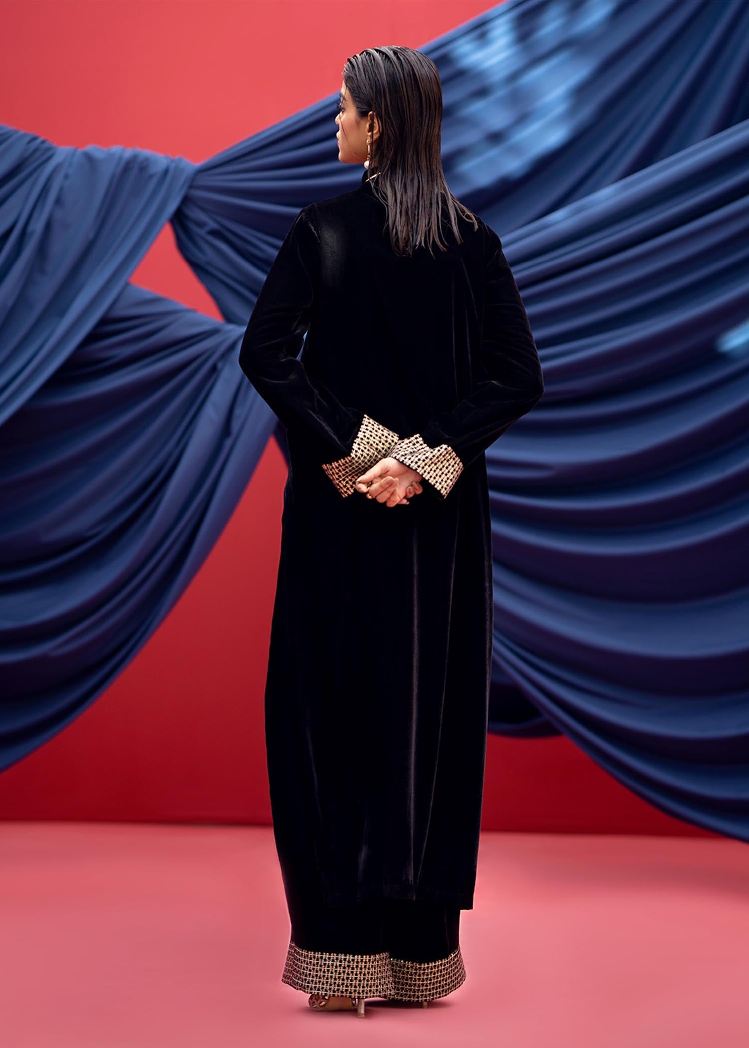 Fozia Khalid Midnight Glamour Women 2pcs