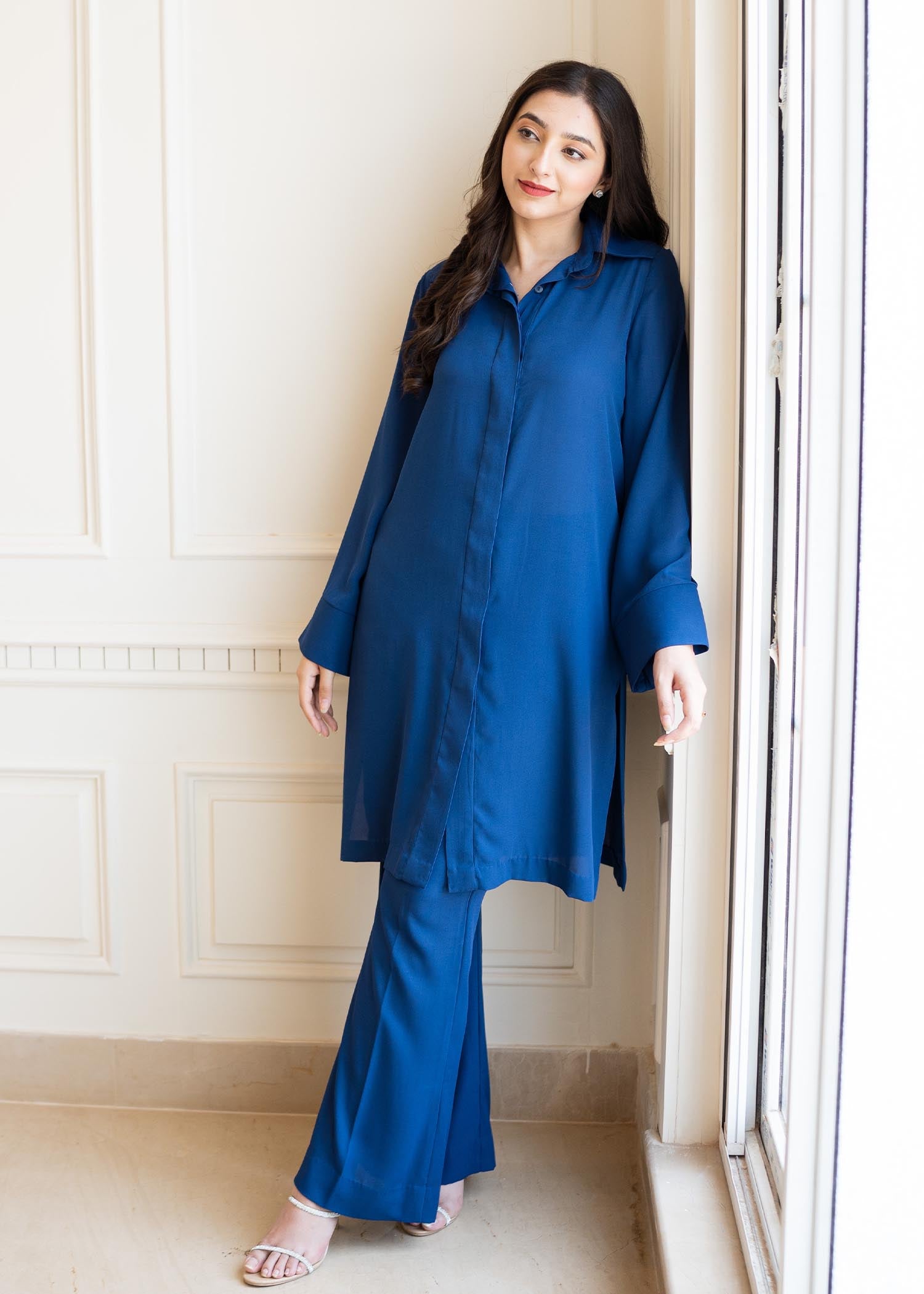 Aisling By Nirmal Cobalt Blue Women 2pcs