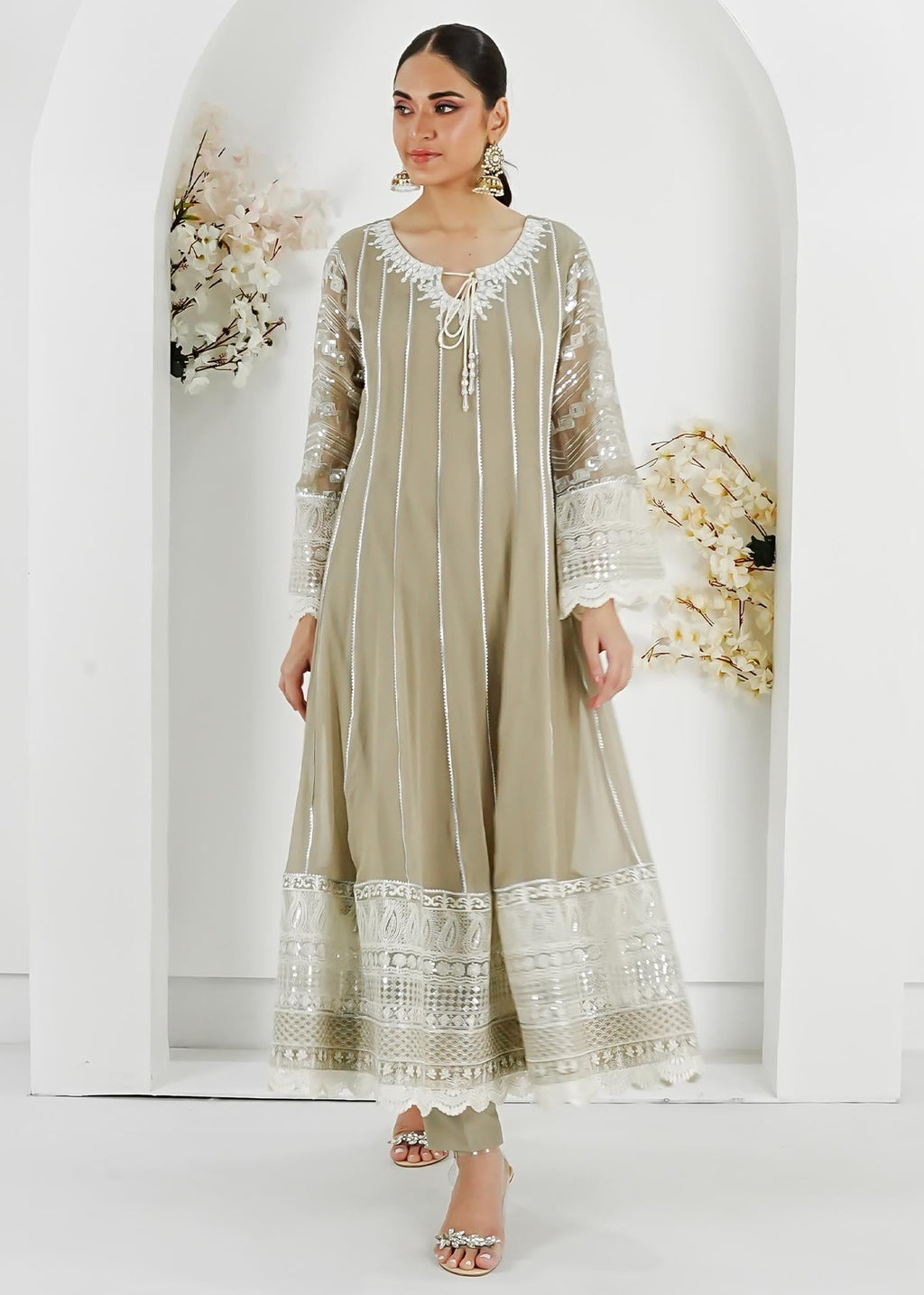 Manahils MAXI 121 SAND Women 3pcs