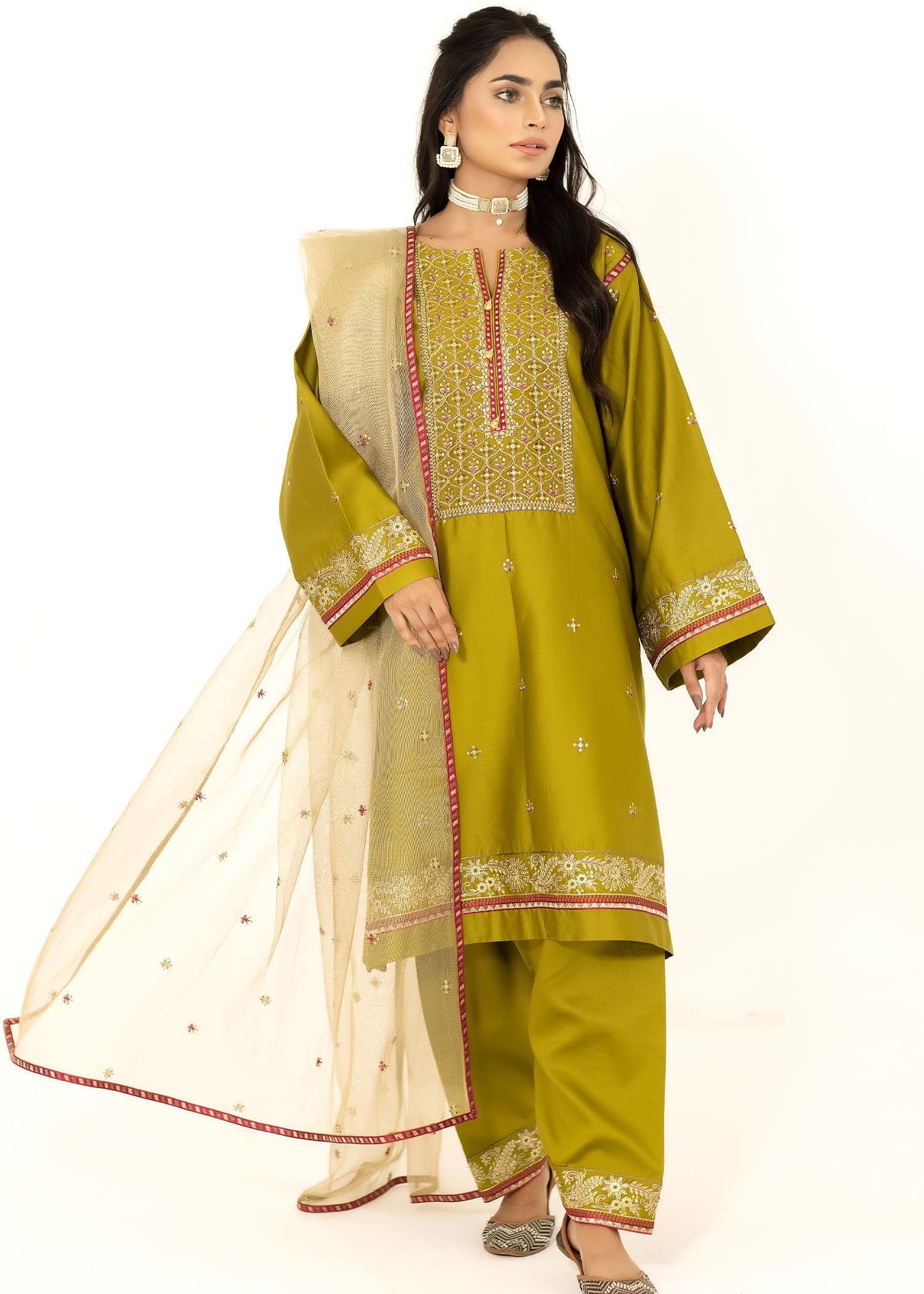 Meem Designs Olive Green Women 3pcs