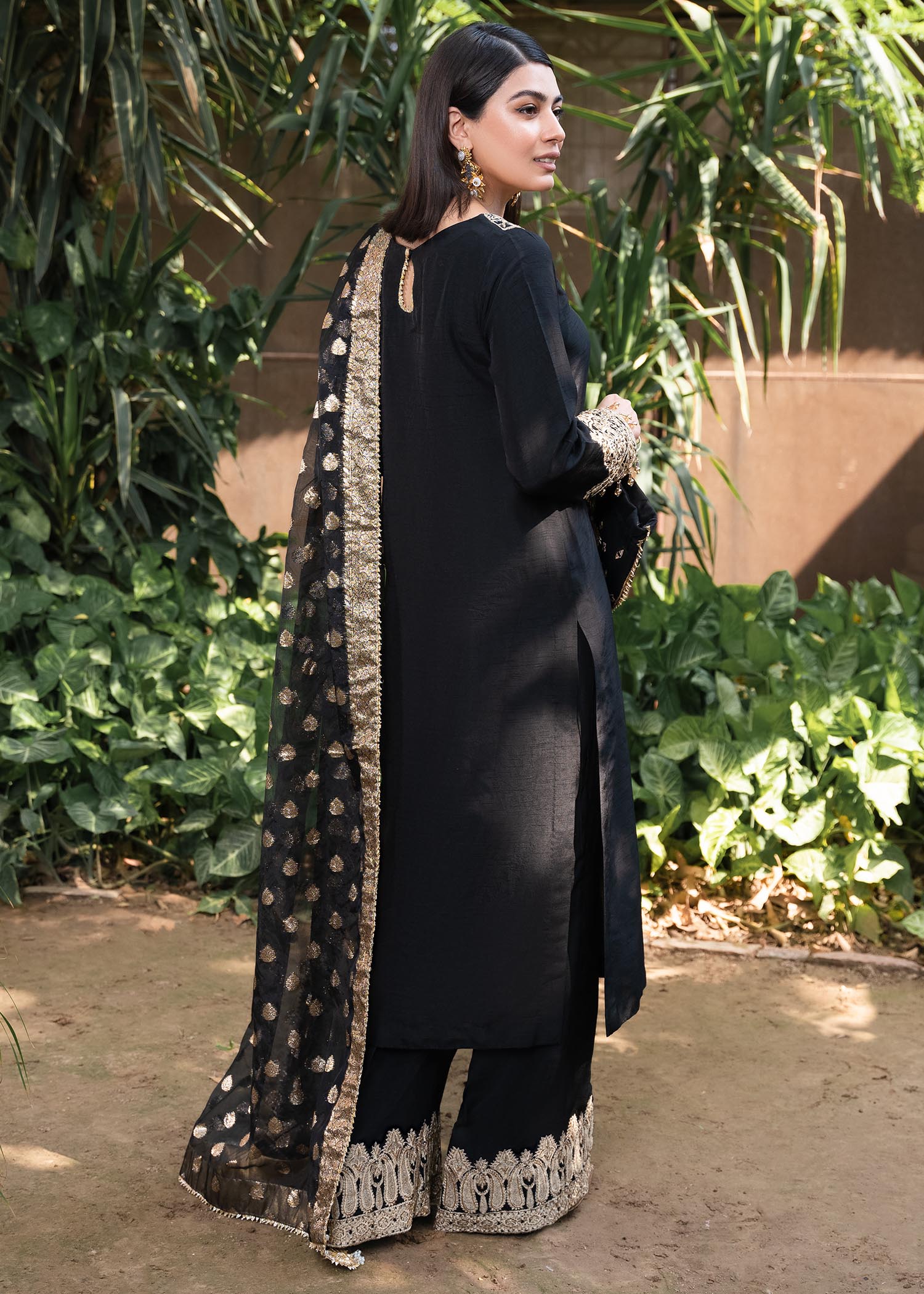 Rang-e-Haya Shireen Black Women 3pcs