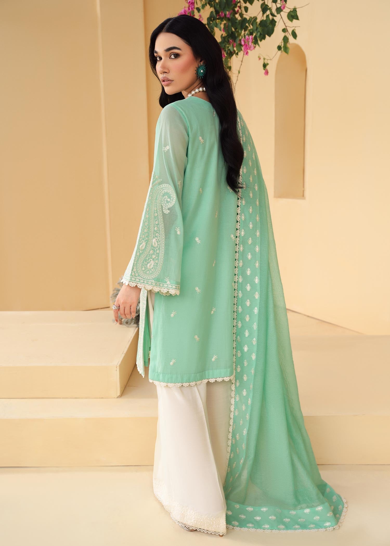 Rang-e-Haya Nehal (Ice Green) Women 4pcs