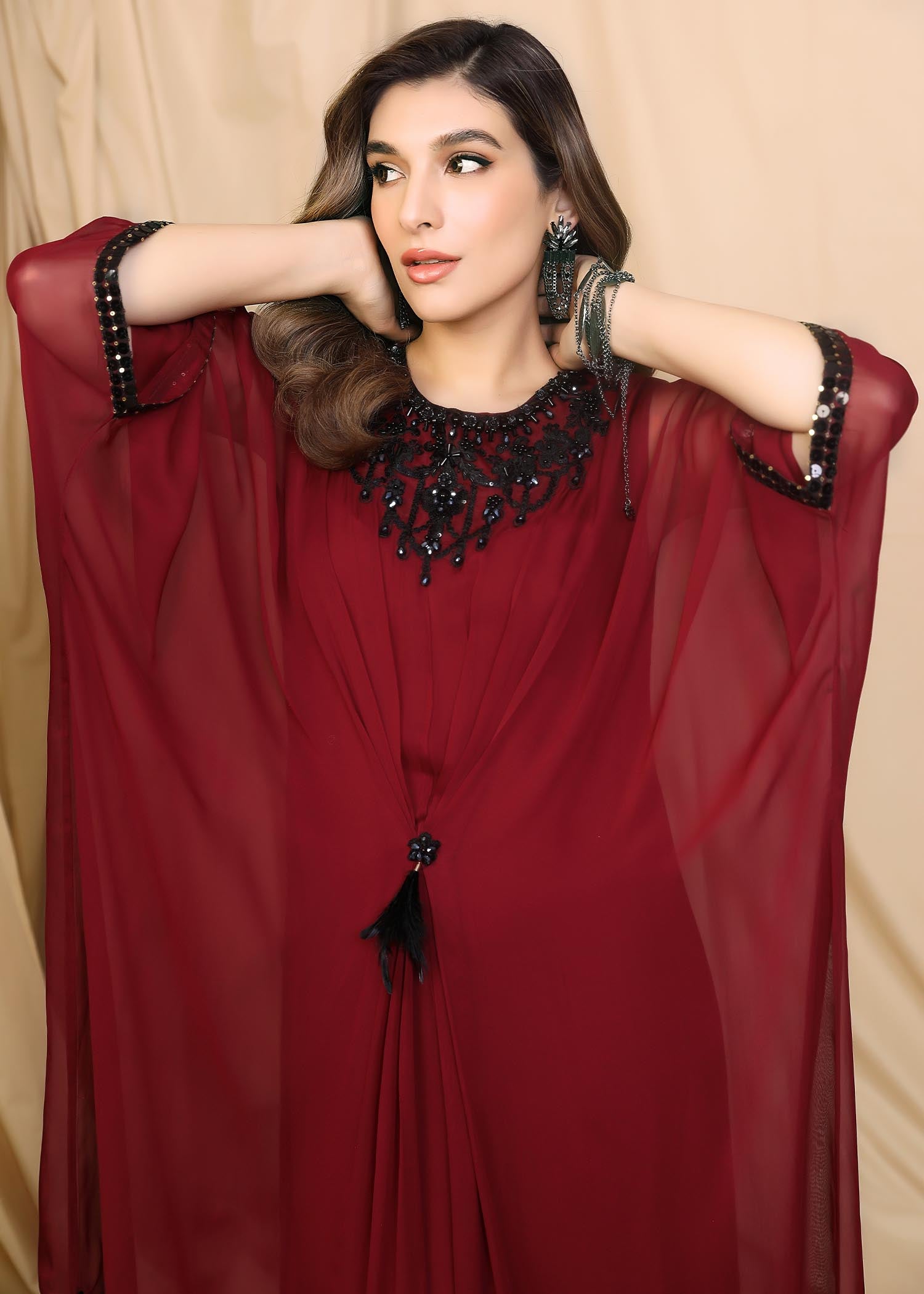 Ain AN 10 Maroon Women 2pcs