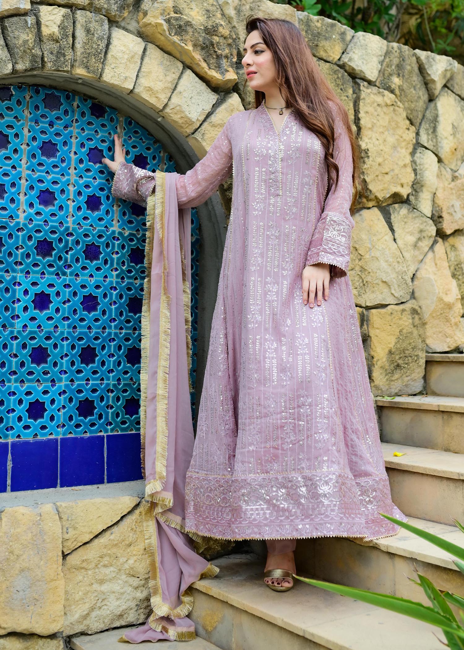 Manahils K 117 CEDAR LILAC Women 3pcs