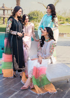 Khuda Baksh Creations M 102 Cyan Women 3pcs