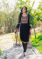 Khuda Baksh Creations Z 282 BLACK Women 4pcs