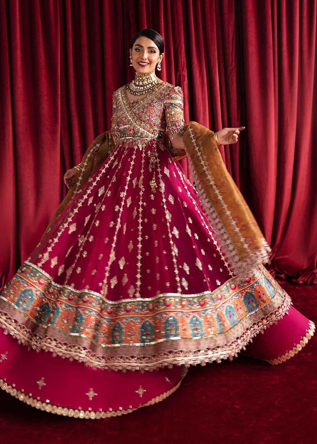 Qalamkar QK* Leela HR 04 Women 3pcs