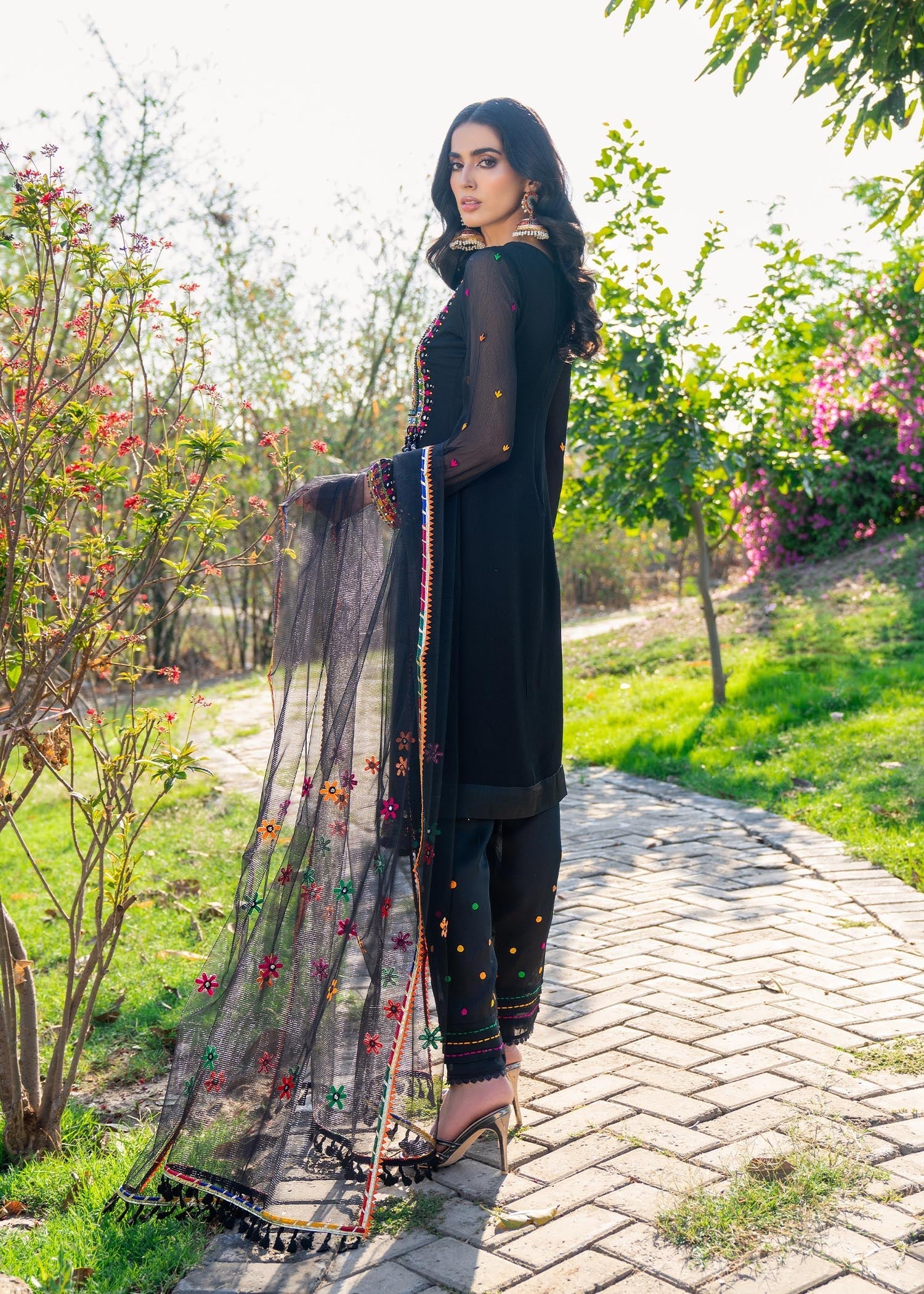 Khuda Baksh Creations Z 282 BLACK Women 4pcs