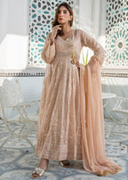 Manahils Angrakha 105 Peach Women 3pcs