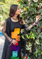 Khuda Baksh Creations Khuda Baksh S 110 Black Women 4pcs