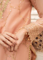 Rang-e-Haya Dahlia (Peach) Women 4pcs