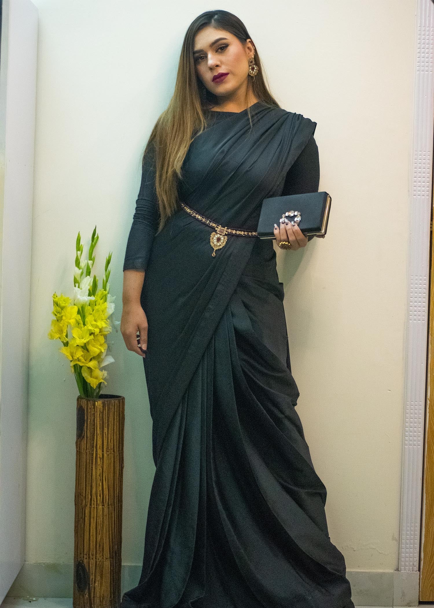 Closet By Fareeha Ijaz Black CBF 001 Women 2pcs