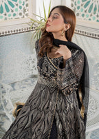 Manahils Angrakha 105 Black Women 3pcs