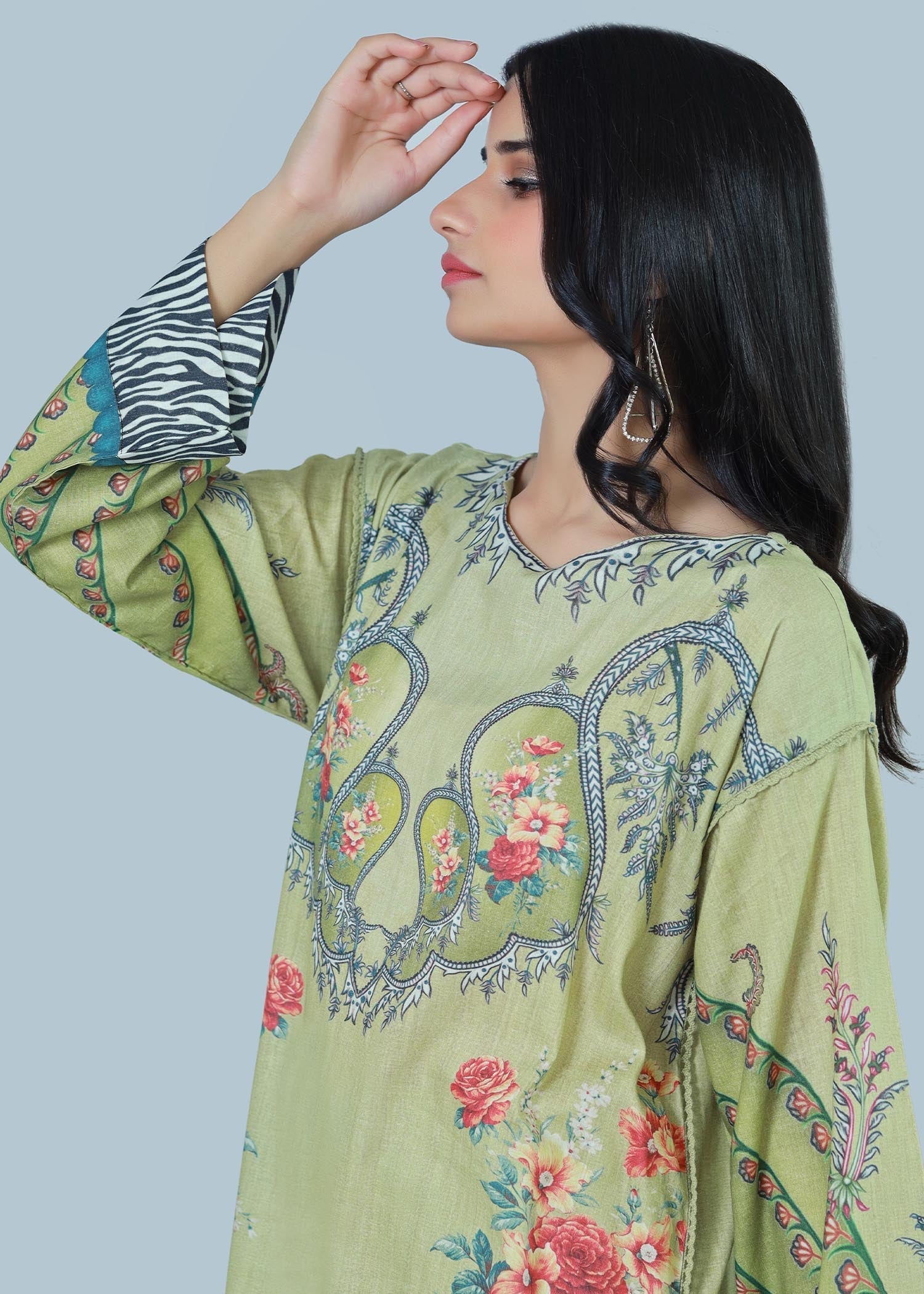Bareeq Outfits Majestic Escence Stitched Suit Women 3pcs
