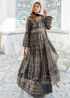 Manahils Angrakha 105 Black Women 3pcs