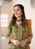 Zebaye Uzza US434 A GREEN Women 3pcs