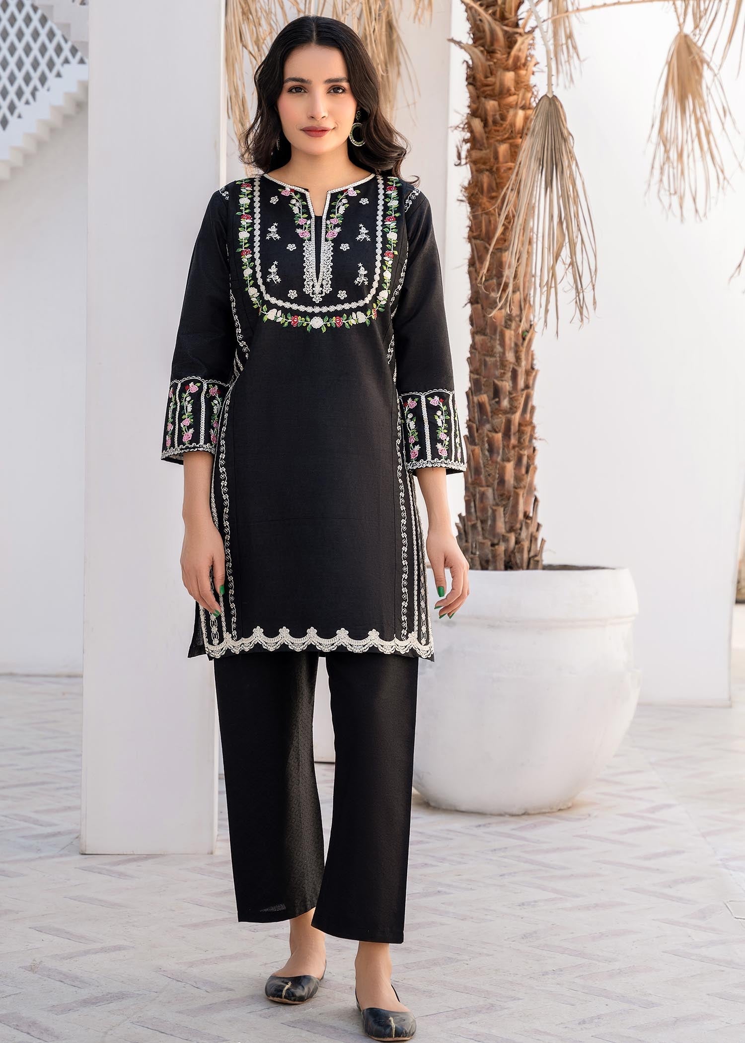 Rang Riwaj Stitched Jacquard Cotton 03 Women 2pcs