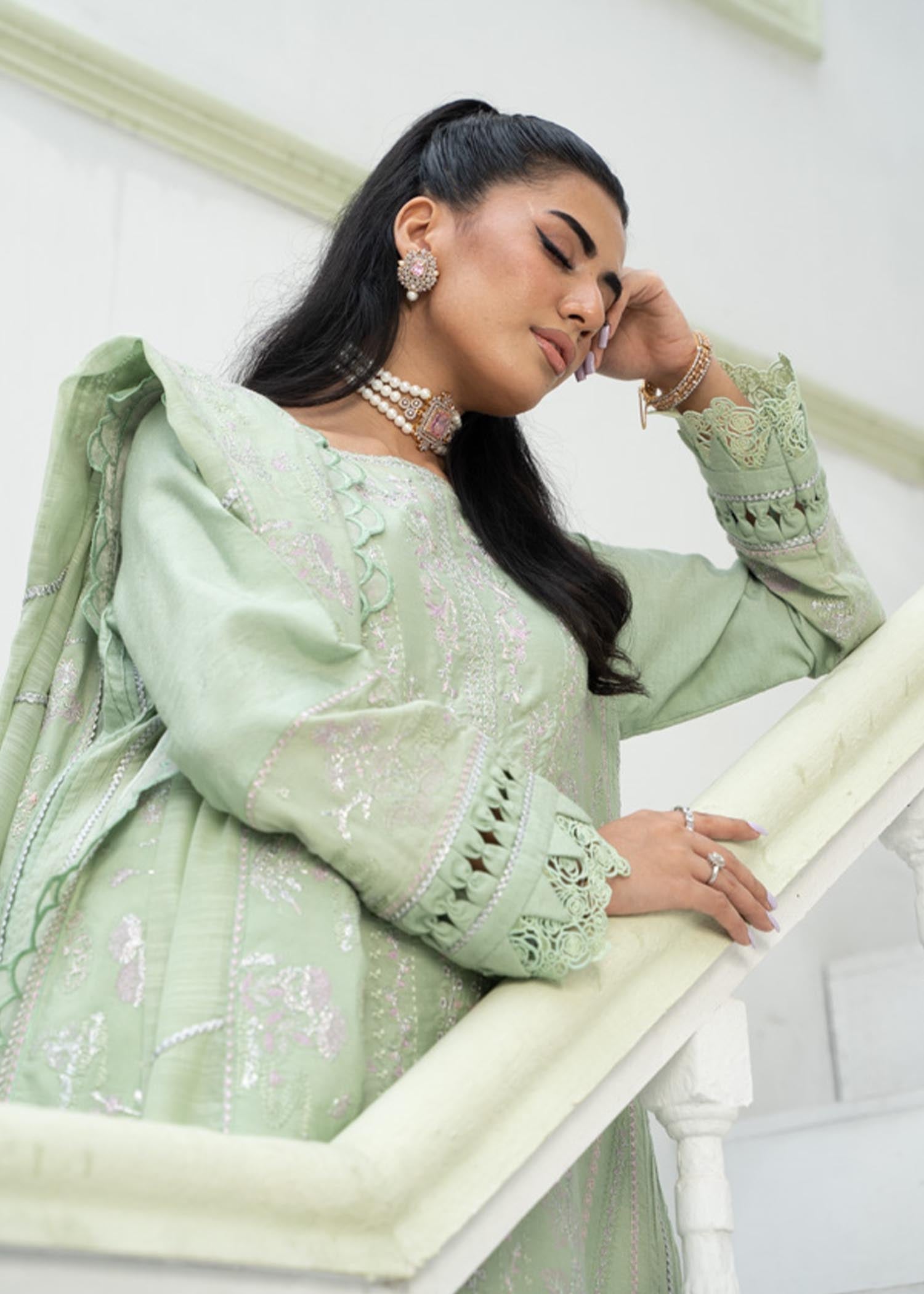 Fatima Salamat Green Zinnia Women 3pcs
