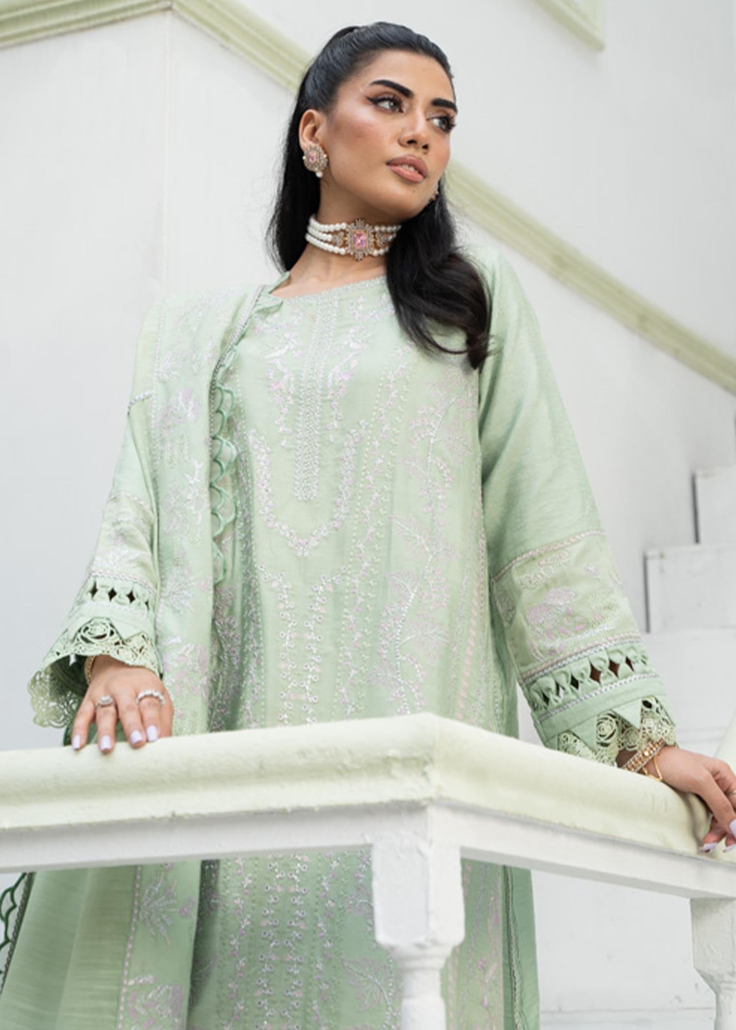 Fatima Salamat Green Zinnia Women 3pcs