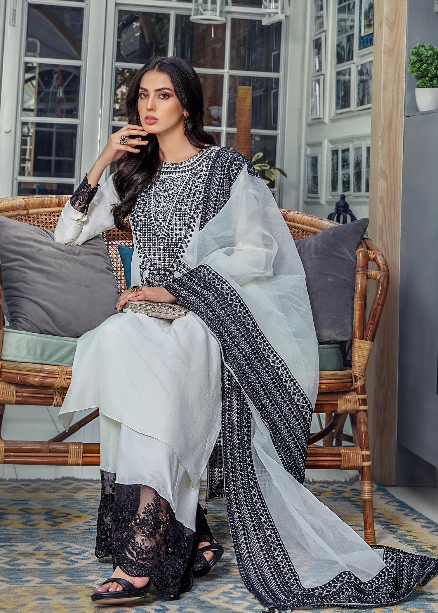 Malook Deena Women 3pcs