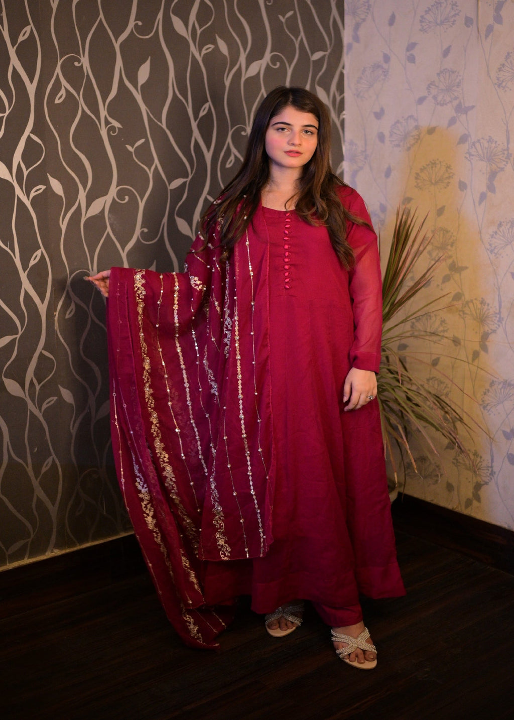 Four Season Boutique MUNAZZA FROK HOTPINK Women 3pcs