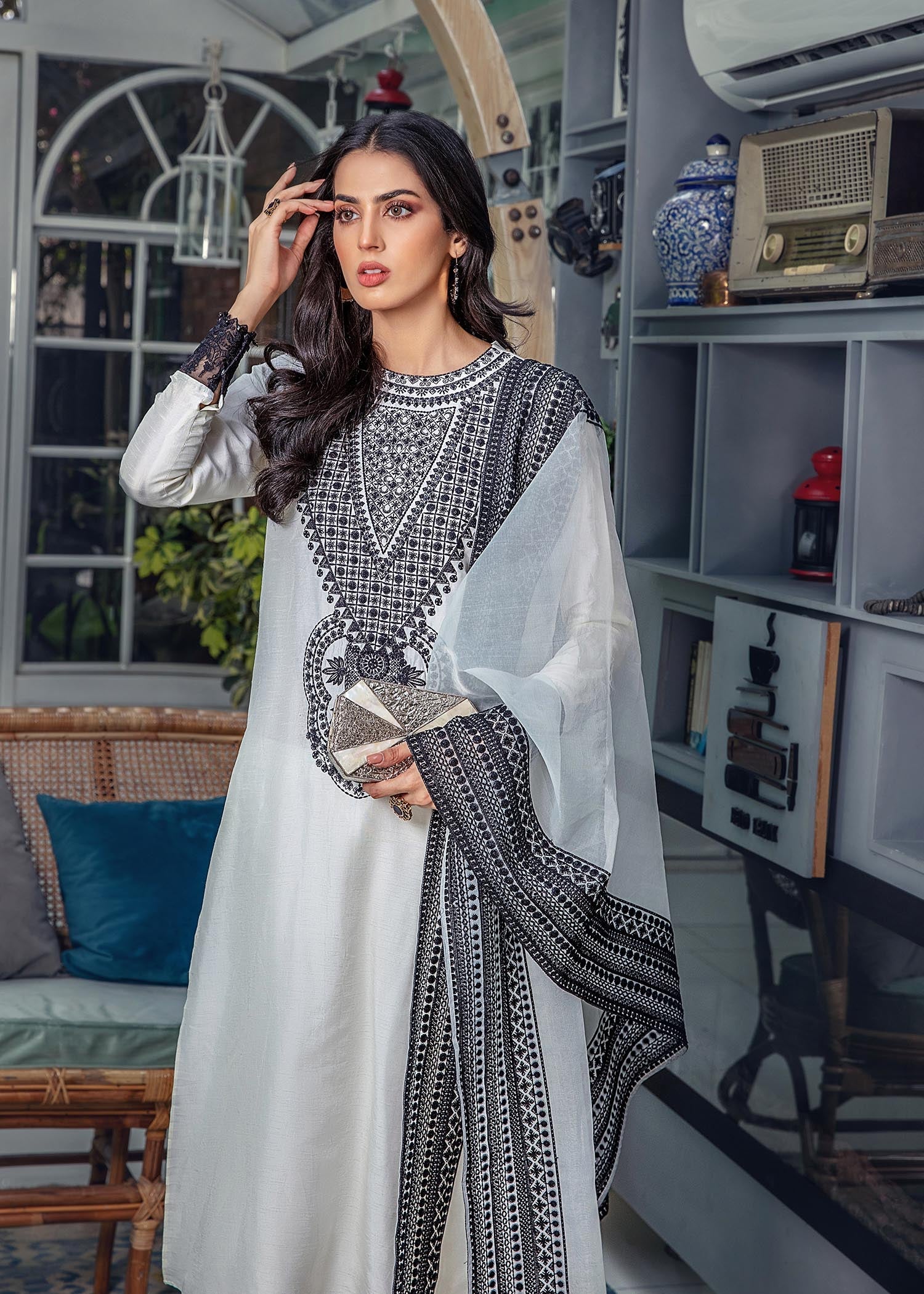 Malook Deena Women 3pcs