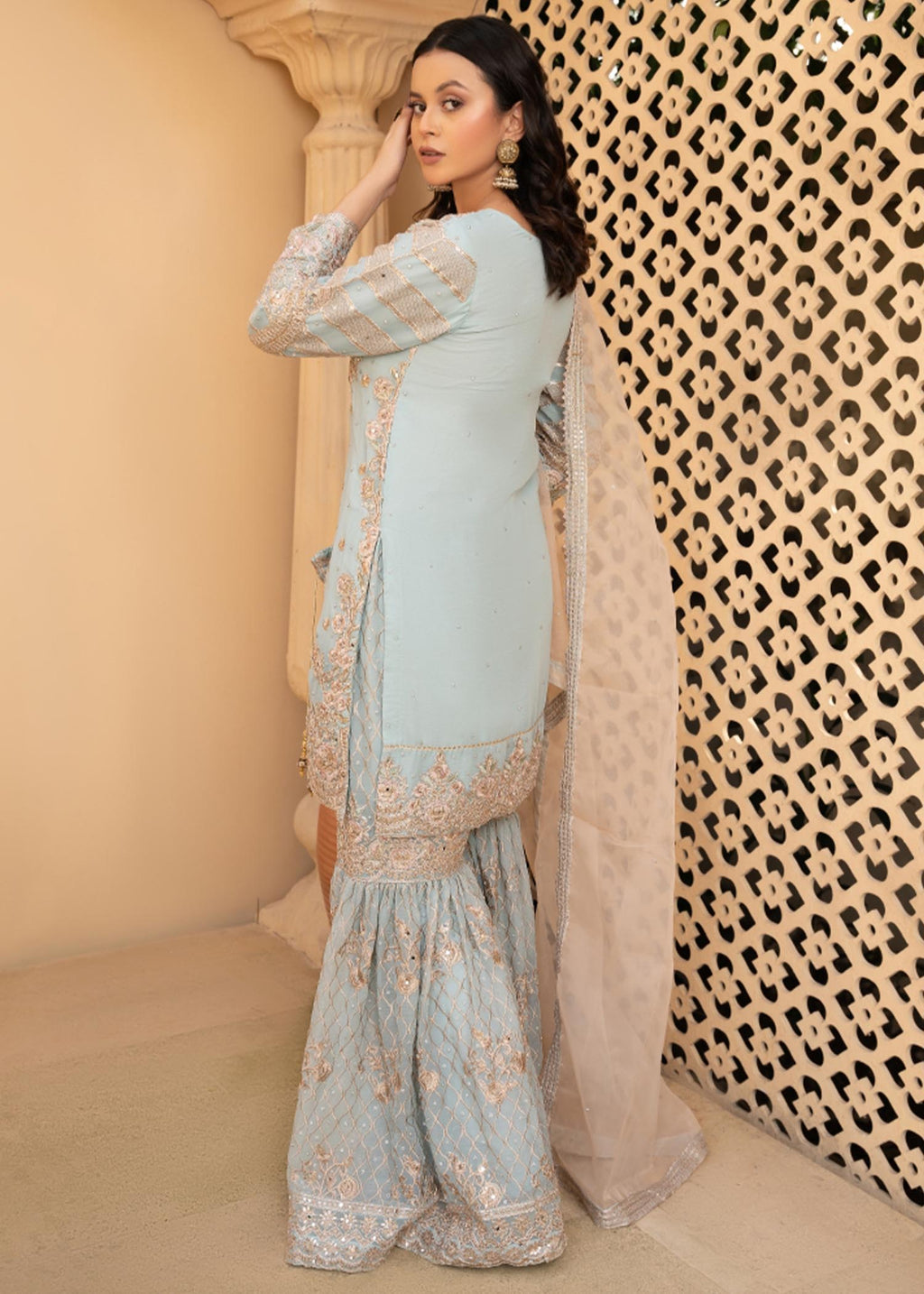 Haseens Official Kundan Women 3pcs