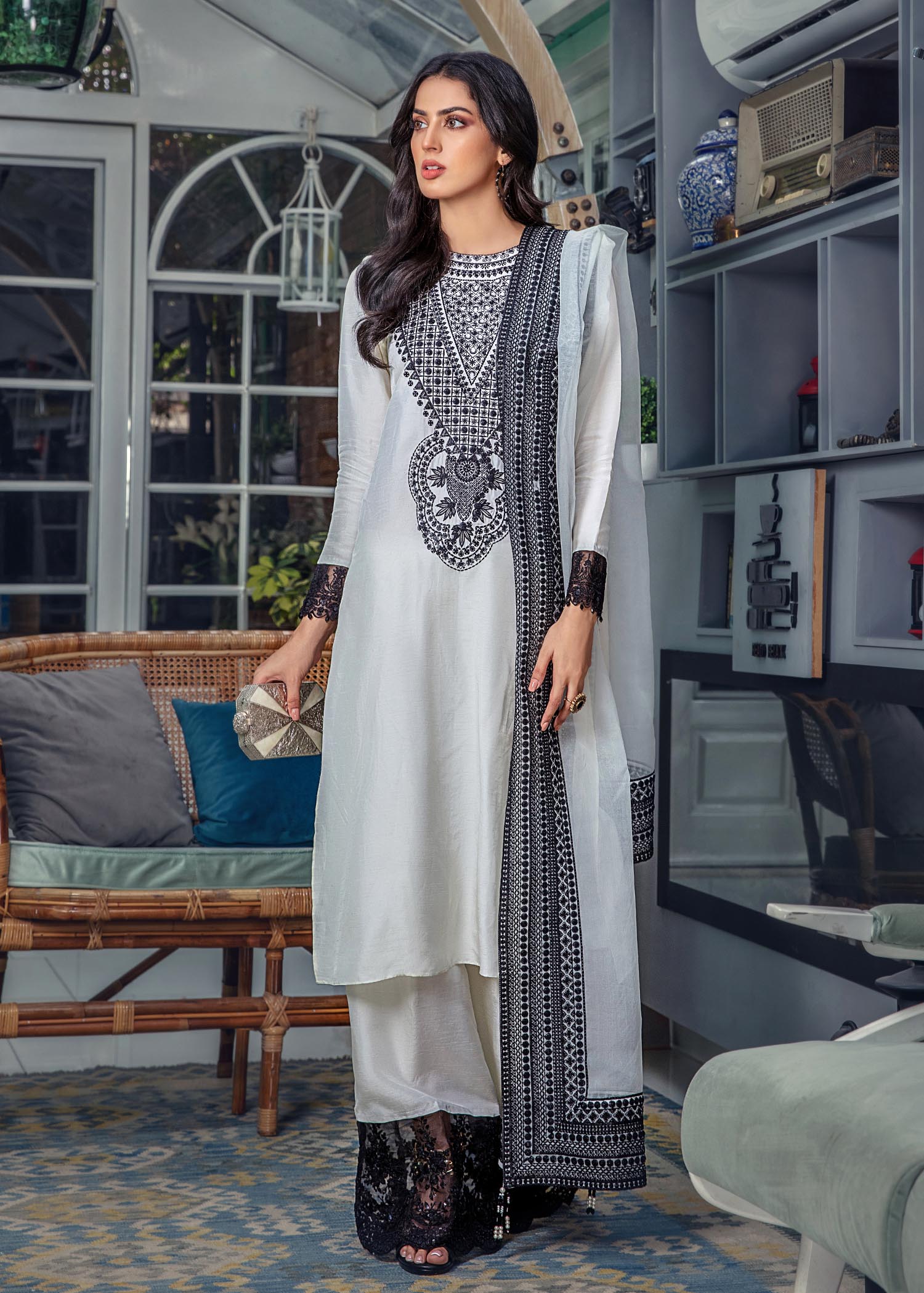 Malook Deena Women 3pcs