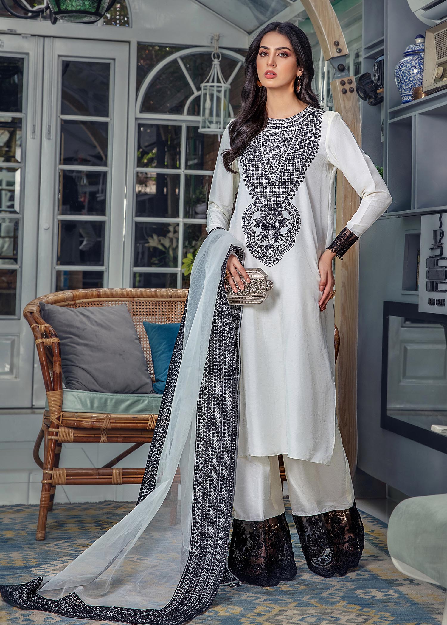 Malook Deena Women 3pcs