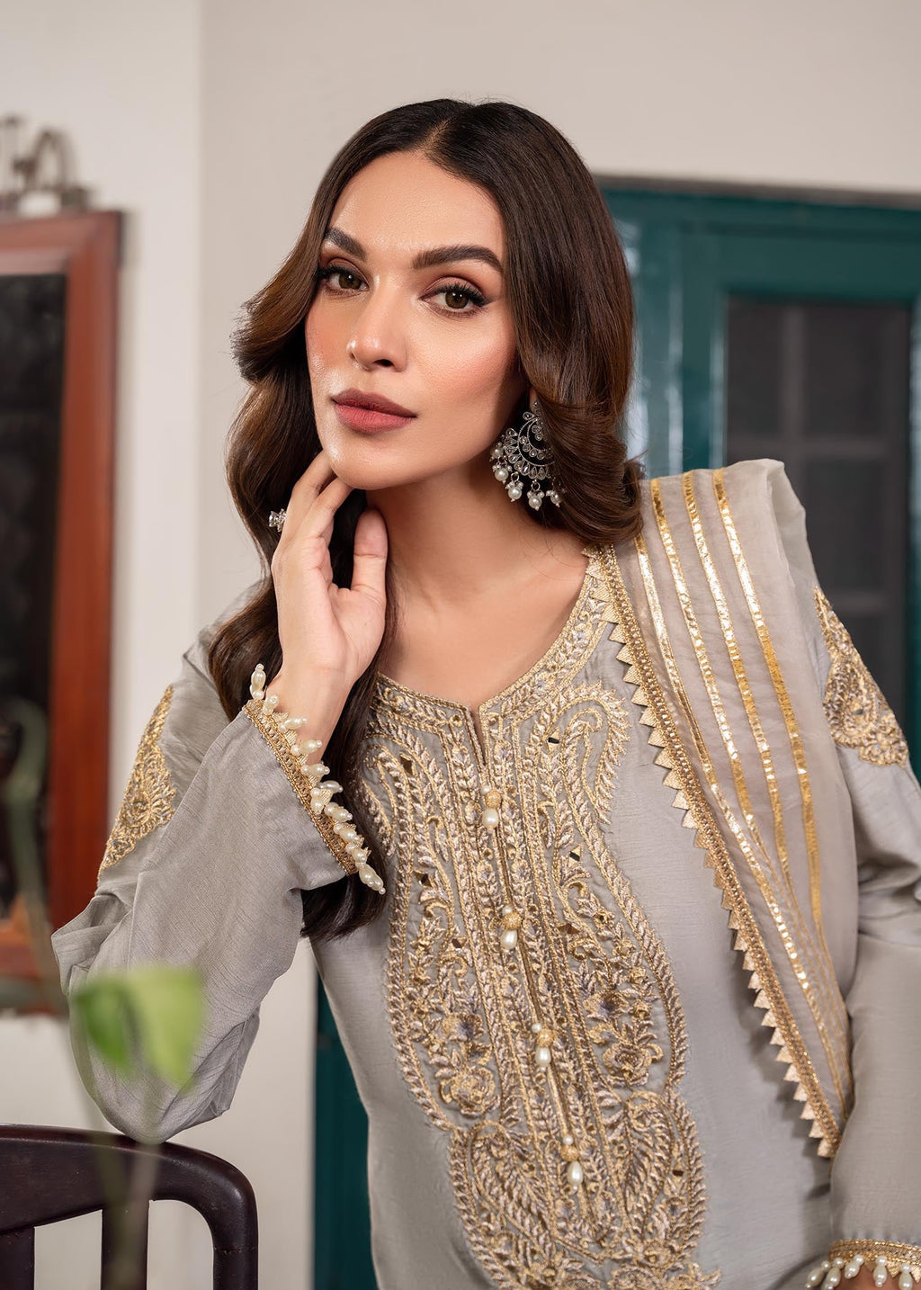 Rang-e-Haya Zareen Grey Women 3pcs