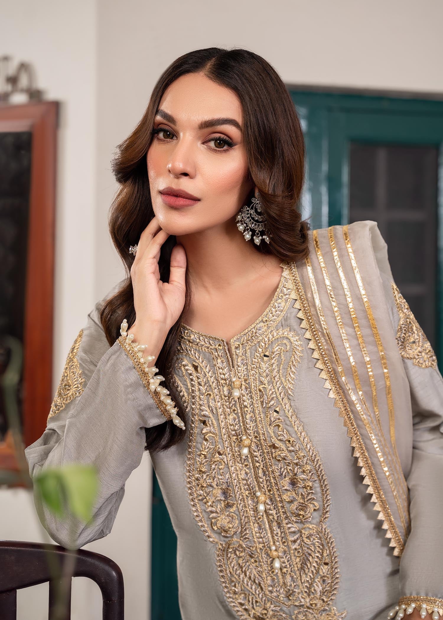Rang-e-Haya Zareen Grey Women 3pcs
