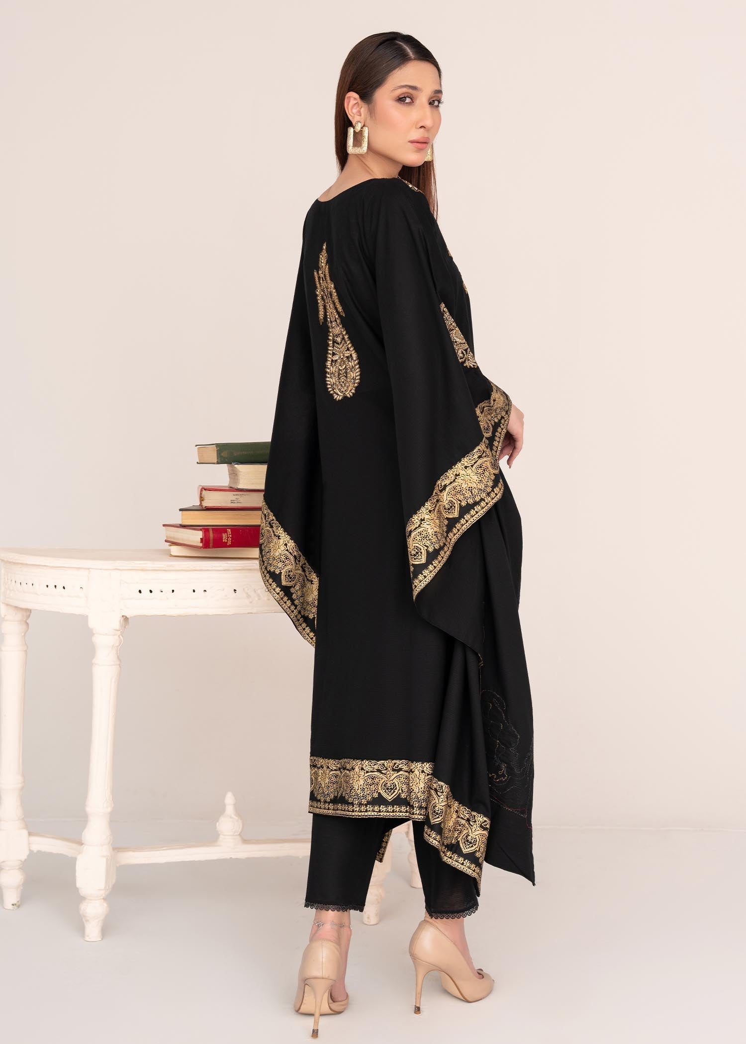Sahibas By Mirza Crescent (Black) Kaftan Women 1pcs