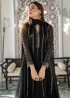 Manahils Maxi 106 Black Women 3pcs