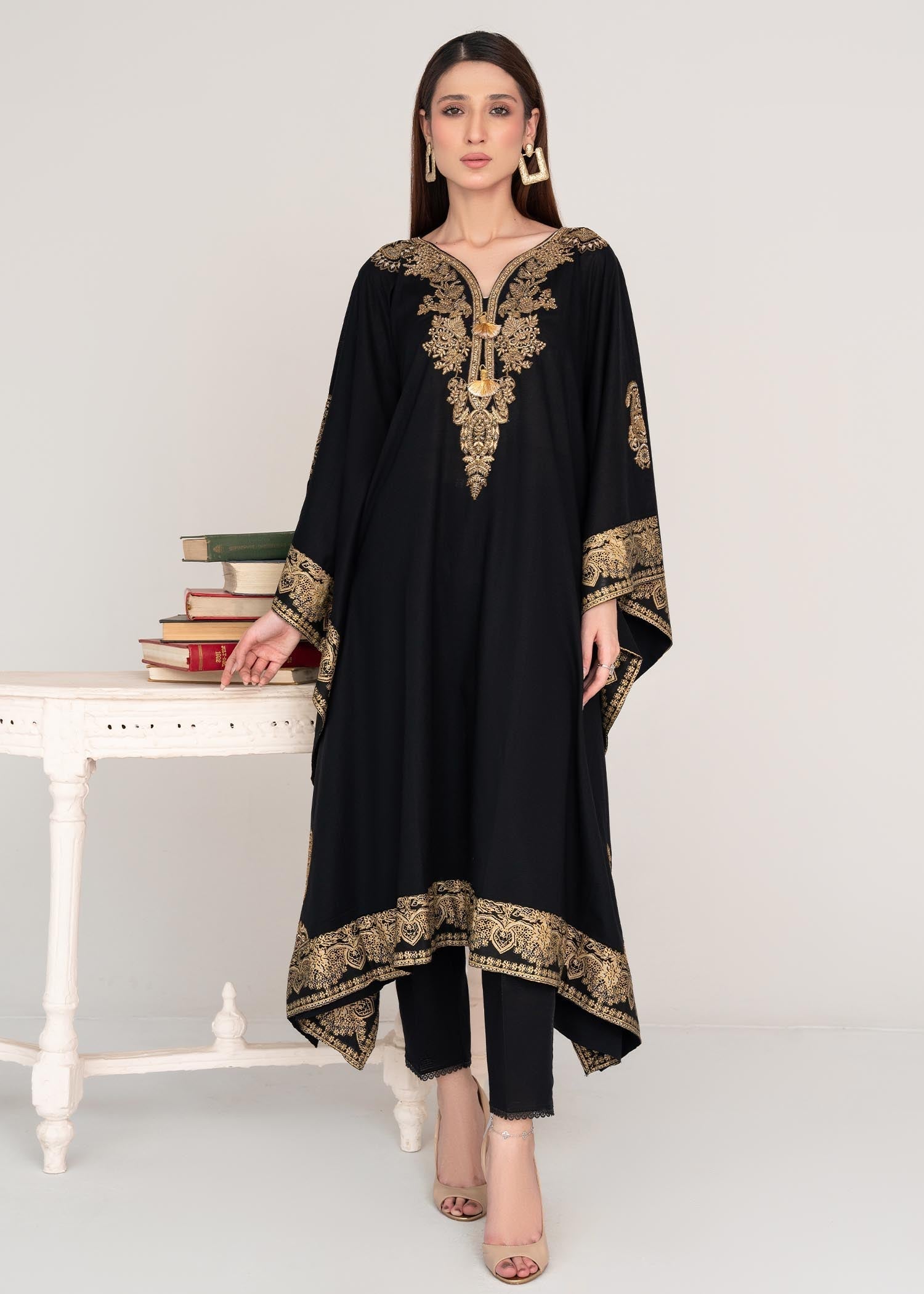 Sahibas By Mirza Crescent (Black) Kaftan Women 1pcs