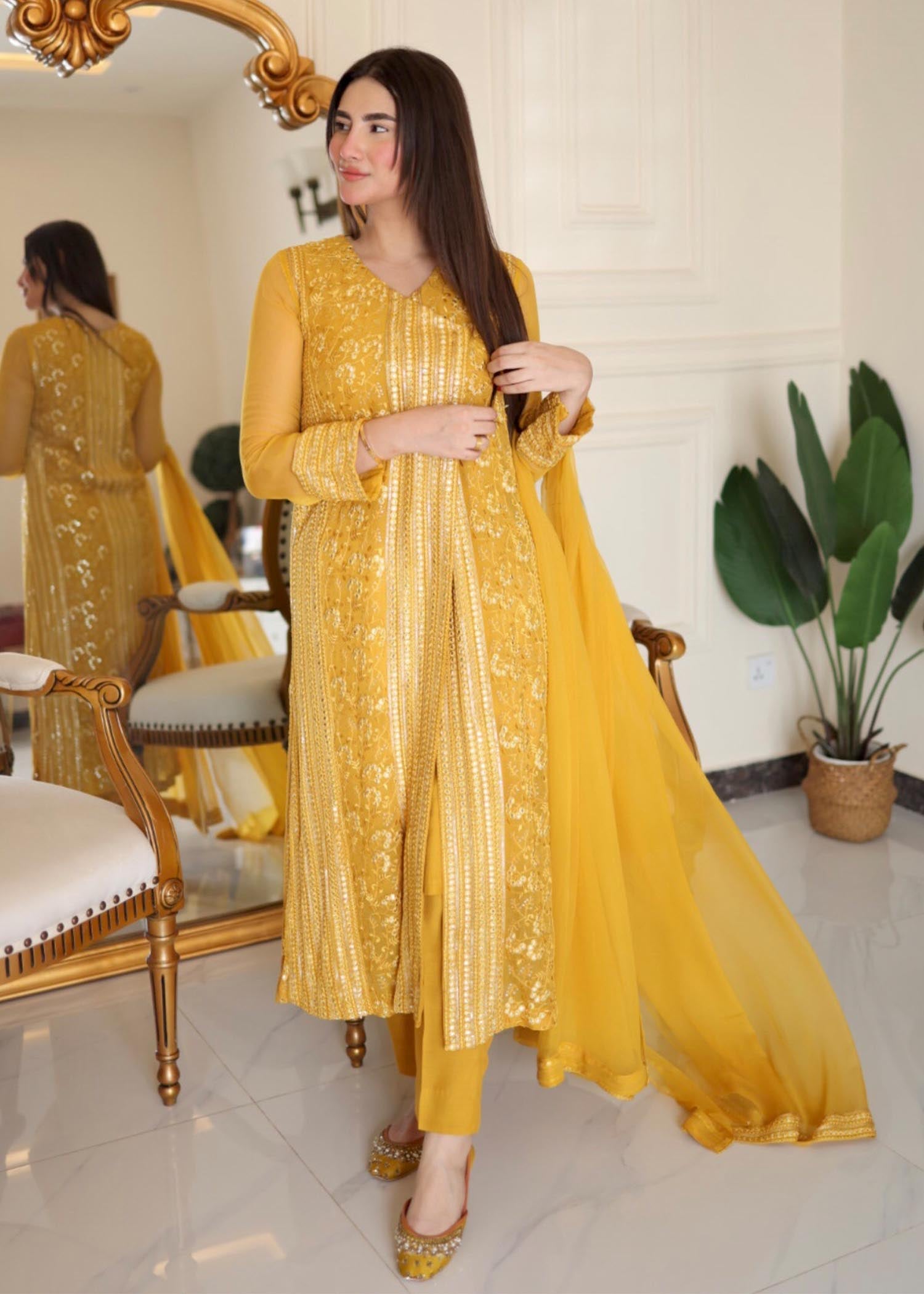 Rang-e-Haya Hoor / Saffron Women 4pcs