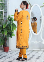 Atrangi MUSTARD DRESS (SS 101) Women 2pcs