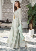 Manahils Angrakha 105 AQUA Women 3pcs
