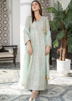 Manahils Angrakha 105 AQUA Women 3pcs