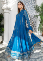 Manahils Maxi 106 Blue Women 3pcs