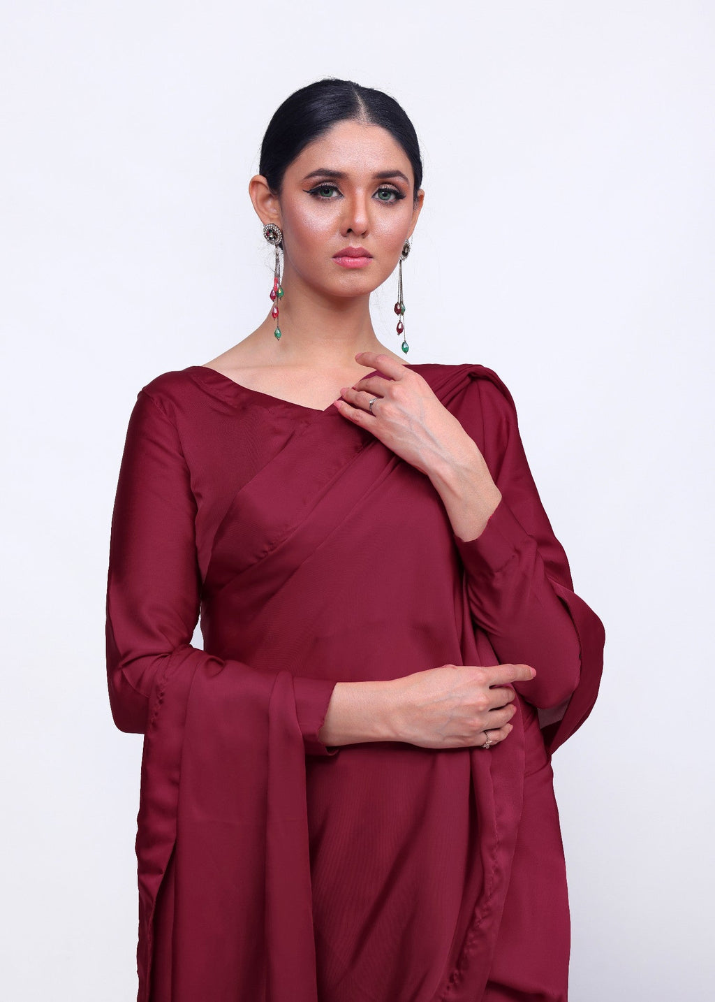 Tonics Clothing Mystic Maroon Women 2pcs