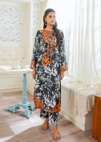 Kross Kulture Digital Print and Embroidered Silk Lawn Suit 01662 Women 2pcs