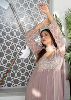Manahils Anarkali 108 LILAC Women 3pcs