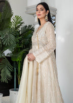 Manahils Angrakha 105 Off White Women 3pcs